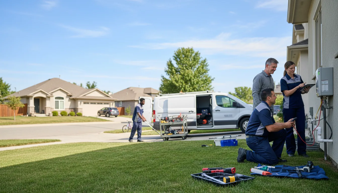 Tankless water heater service in Elm Mott, TX